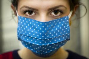 Covid 19 Masked Girl