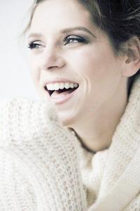 Girl Smiling White