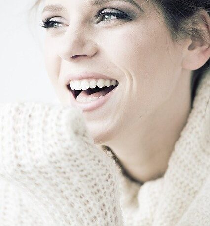 Girl Smiling White